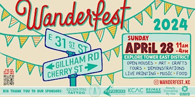 Primaire afbeelding van WANDERFEST KC 2024 | Street festival at 31st & Cherry/Gillham Rd