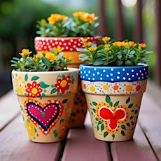 Spring Blossoms: Paint Your Own Planter