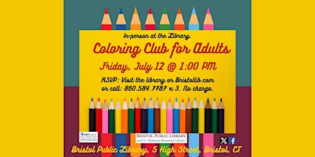 Coloring Club for Adults