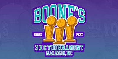 Primaire afbeelding van Boone's 3rd Annual 3-on-3 Basketball Tournament