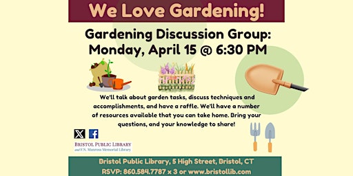 Primaire afbeelding van Gardening Discussion Group