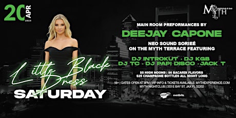 Little Black Dress Party at Myth Nightclub feat. DJ Capone | 4.20.24