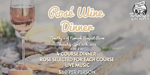 Imagem principal de Rosé Wine Dinner