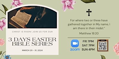 3 Days Easter Bible Series Seminar primary image