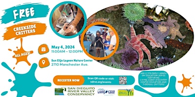 SDRVC Creekside Critters featuring Living Coast Discovery Center