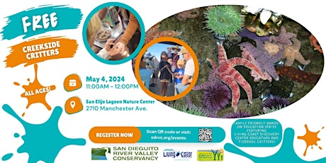 Imagen principal de SDRVC Creekside Critters featuring Living Coast Discovery Center