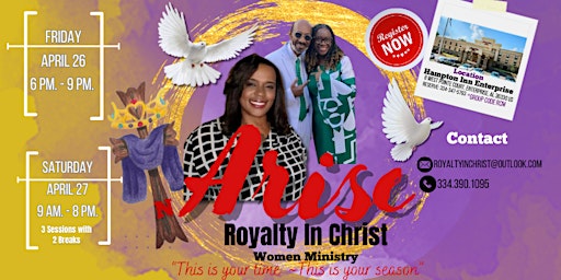 Primaire afbeelding van ARISE  Royalty In Christ Women Ministry