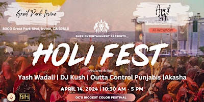 Imagen principal de Holi Fest OC: BIGGEST COLOR FESTIVAL in ORANGE COUNTY
