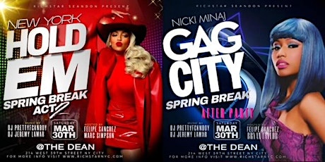 HOLD'EM -  GAG CITY TOUR  AFTER PARTY - EASTER WEEKEND