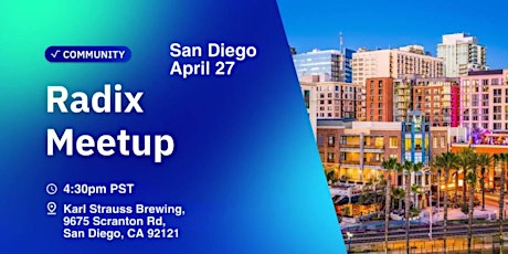 Radix Meetup in San Diego