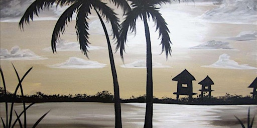 Primaire afbeelding van Beige Beach - Paint and Sip by Classpop!™