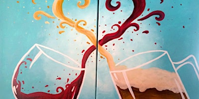 Primaire afbeelding van Yours & Mine Date Night - Paint and Sip by Classpop!™