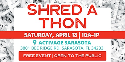 Imagem principal do evento Shred-A-Thon (FREE On Site Shredding Event)