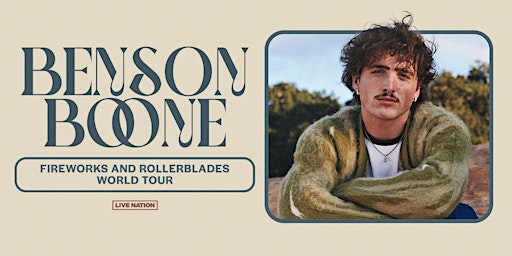 Hauptbild für Benson Boone Salt Lake City Tickets