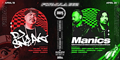 Image principale de Long Beach Grand Prix Weekend: Formula 562 - DJ Sneak / Manics