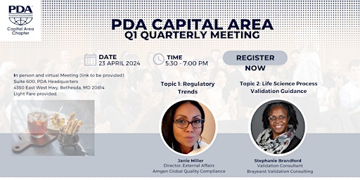 Immagine principale di PDA Capital Chapter Q1 Quarterly Meeting 