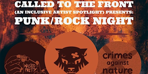 Imagen principal de Inclusive Artist Spotlight Series: PUNK/ROCK NIGHT!!