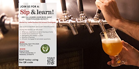 Sip and Learn: A Home Buyer's Educational Event