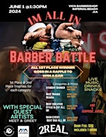 Imagem principal do evento I’M ALL IN! Barber Battle