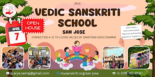 Vedic Sanskriti School San Jose Open House primary image