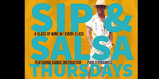 Immagine principale di 7:30pm Beginners Class - Sip & Salsa Thursdays at Building 43 in Alameda 