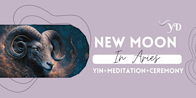 New Moon in Aries Yin+Meditation+ Ceremony primary image