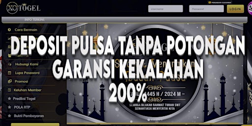 Primaire afbeelding van XOTOGEL Login Daftar Bonus New Member 100 Garansi Kekalahan XOTOGEL