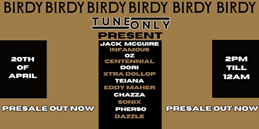 TUNE ONLY PRESENT BIRDY TAKEOVER primary image