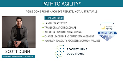 Primaire afbeelding van Scott Dunn|Online|Path to Agility|P2A| August 8, 2024