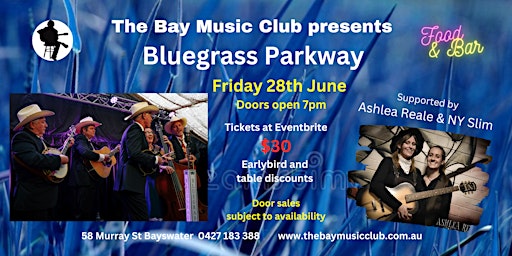 Imagem principal do evento The Bay Music Club presents Bluegrass Parkway