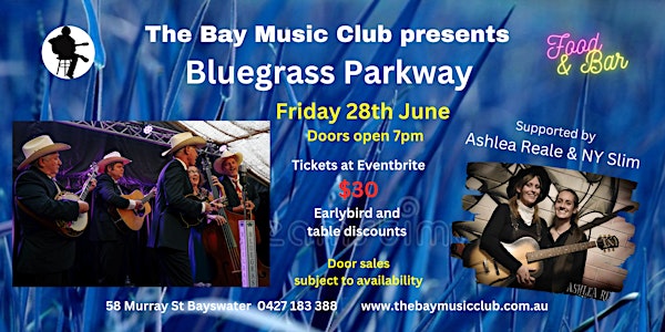 The Bay Music Club presents Bluegrass Parkway