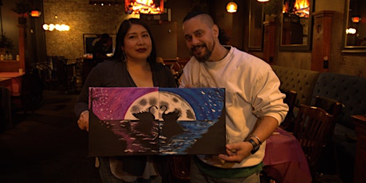 Imagem principal do evento Paint n Sip at Howl at the Moon Philly