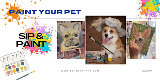 Primaire afbeelding van Paint your pet (Sip & Paint)