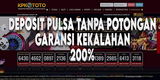 Imagem principal do evento KPKTOTO Login Daftar Bonus New Member 100 Garansi Kekalahan KPKTOTO
