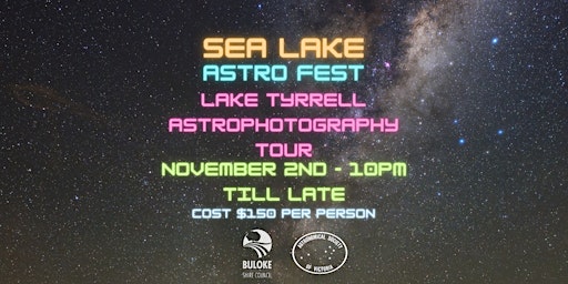 Lake Tyrrell Astrophotography Tour