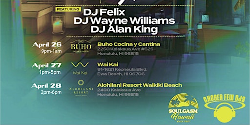 Hauptbild für Chicago House Music Weekend Hawaii