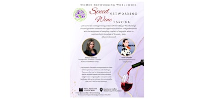 Immagine principale di WNW Speed Networking + Wine Tasting Event 