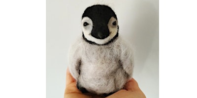 Primaire afbeelding van Beginner Needle felted penguin workshop (Age 16+)