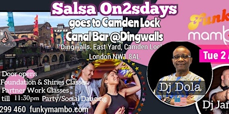 Funky Mambo presents Salsa On2sdays - SALSA CLASSES & PARTY - Tue 2 April