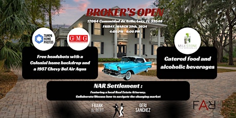 Happy Hour/Broker Open/NAR Settlement Discussion
