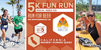 Imagem principal do evento Beer Run x SoCal Vibes Co. | 2024 California Brewery Running Series
