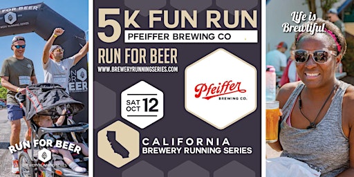 Hauptbild für Beer Run x Pfeiffer Brewing | 2024 California Brewery Running Series