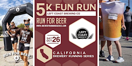 Beer Run x Left Coast Brewing | 2024 California Brewery Running Series