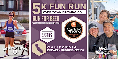 Over Town Brewing event logo