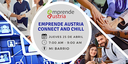 Hauptbild für Emprende Austria Connect & Chill #8: Noche de Networking para Emprendedores