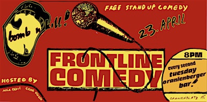 Hauptbild für FRONTLINE COMEDY - STAND UP COMEDY ON A TUESDAY 23.4.24