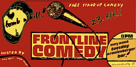 FRONTLINE COMEDY - STAND UP COMEDY ON A TUESDAY 23.4.24