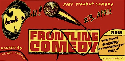 Imagen principal de FRONTLINE COMEDY - STAND UP COMEDY ON A TUESDAY 23.4.24