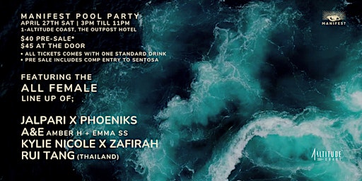 Imagem principal de Manifest Pool Party  ALL FEMALE LINE UP