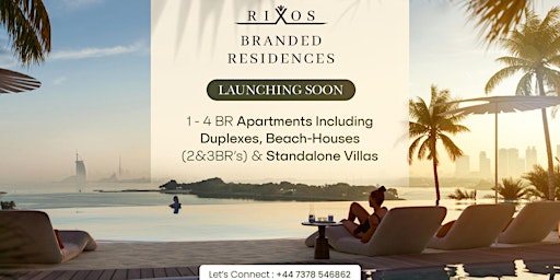 Imagem principal do evento Rixos Residences - Your Dream Residences!
